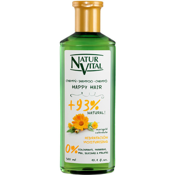 Nature and Life Happy Hair Hydratation 0% Shampooing 300 ml Unisexe