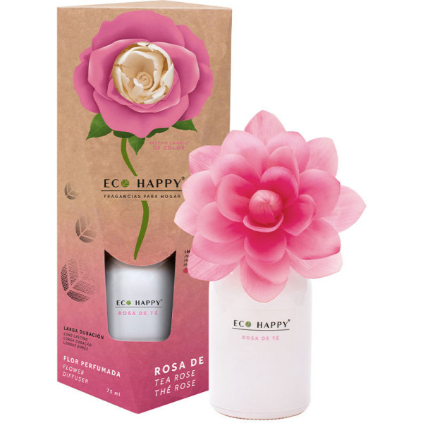 Eco Happy Rosa De Té Flor Perfumada 75 Ml Unisex