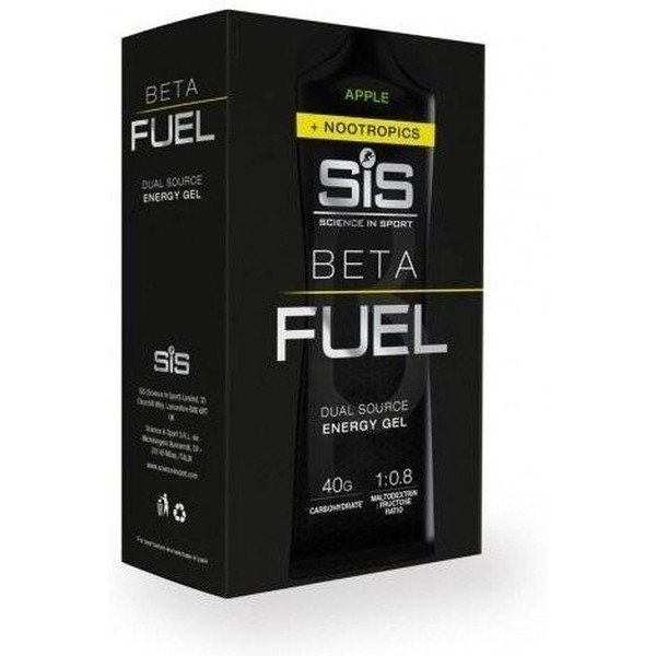 Sis (ciência no esporte) Sis Beta Fuel + Nootrópicos 6 Géis X 60 Ml