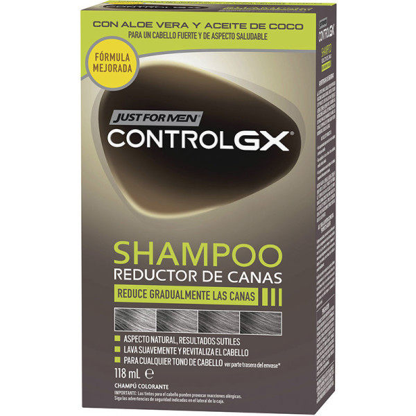 Just For Men Control Gx Shampooing Réducteur Gris 118 Ml Homme