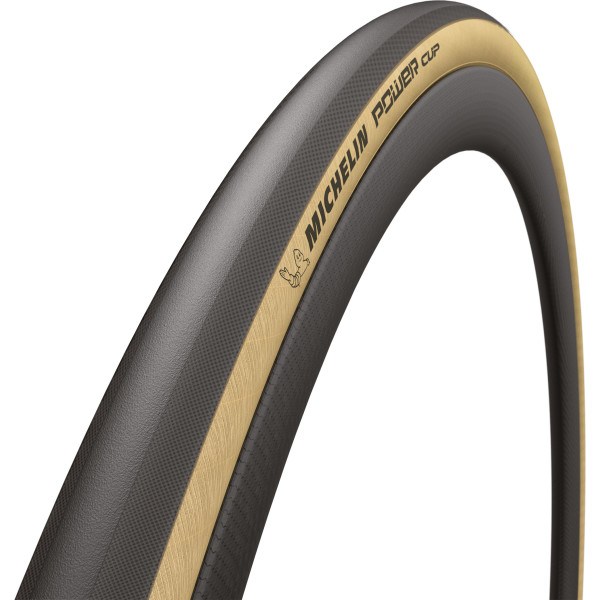 Michelin Tubular Power Cup 700x23c Noir/marron 23-622