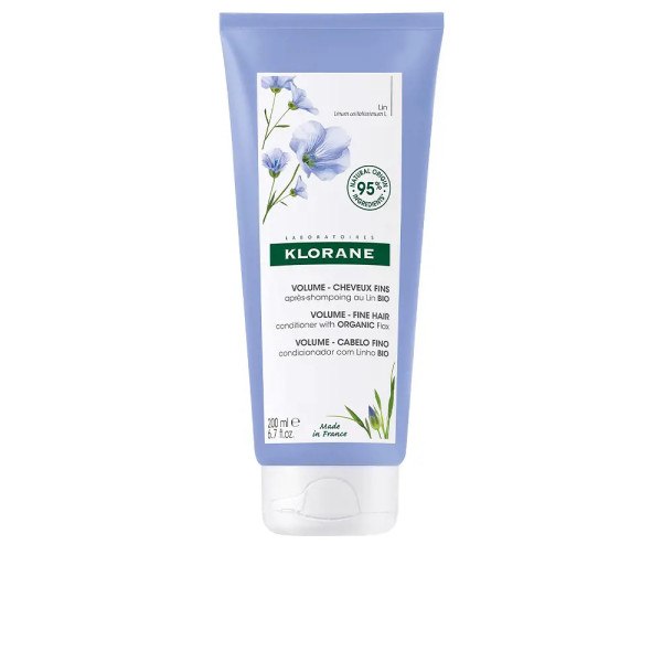 Klorane Balsamo Volumizzante con Fibra di Lino 200 ml Unisex