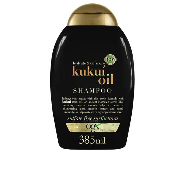 OGX Kukui Oil Shampoing anti-frisottis 385 ml unisexe