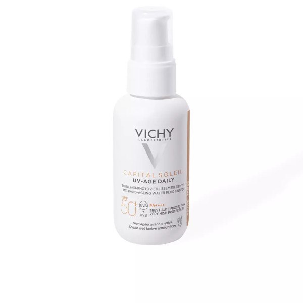Vichy Capital Soleil UV-Age dagelijkse watervloeistof met kleur SPF50+ 40 Unisex