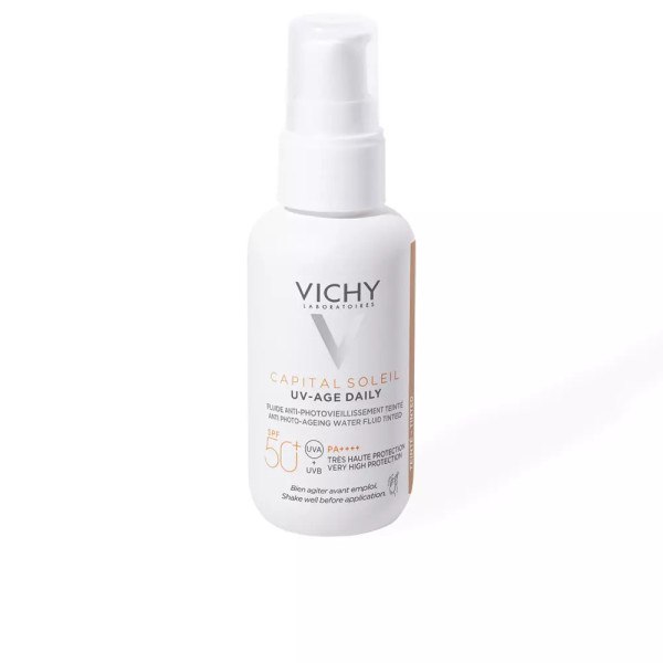 Vichy Capital Soleil UV-Age Fluido Aquoso Diário com Cor FPS50+ 40 Unissexo