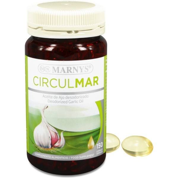 Marnys Circulmar Garlic Oil 500 Mg 150 Pearls