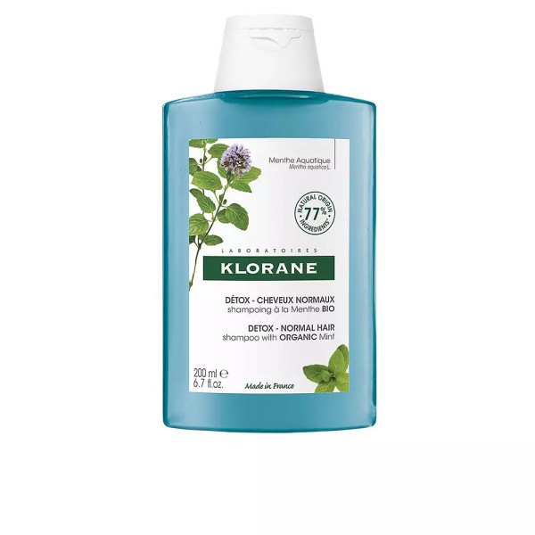 Klorane Detox Shampoing Menthe Bio 200 Ml Mixte