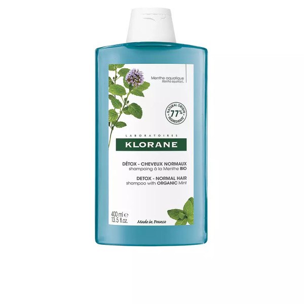 Klorane Detox Minze Shampoo Bio 400 ml Unisex