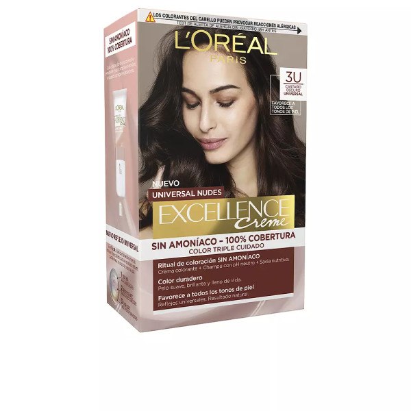 L'Oreal Excellence Creme Universal Nudes Tint 3U-Bruna scura