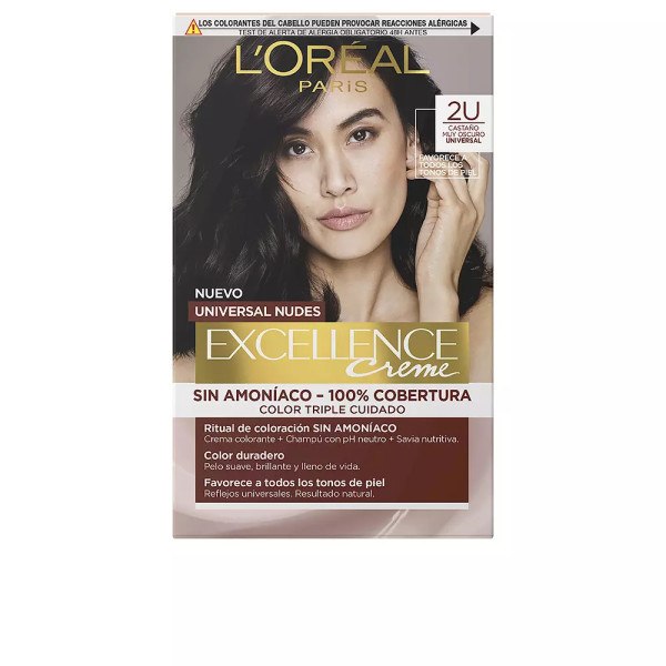 L'Oreal Excellence Creme Universal Nudes Tint 2U-Morena Mais Escura