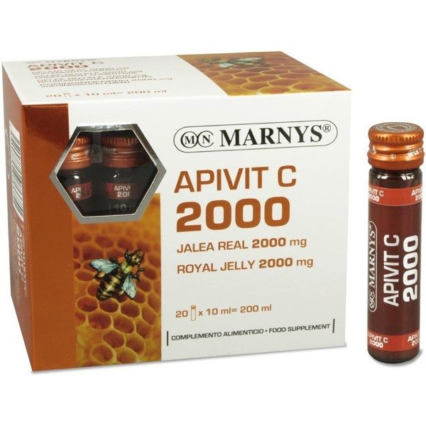 Marnys Apivit C Plus 2000 Mg (Gelée Royale + vit. C) 20 Viale