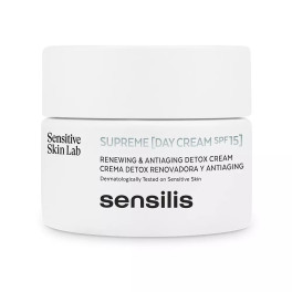 Sensilis Supreme Crema De Día Spf15+ Detox Renovadora Y Antiaging 50 Unisex