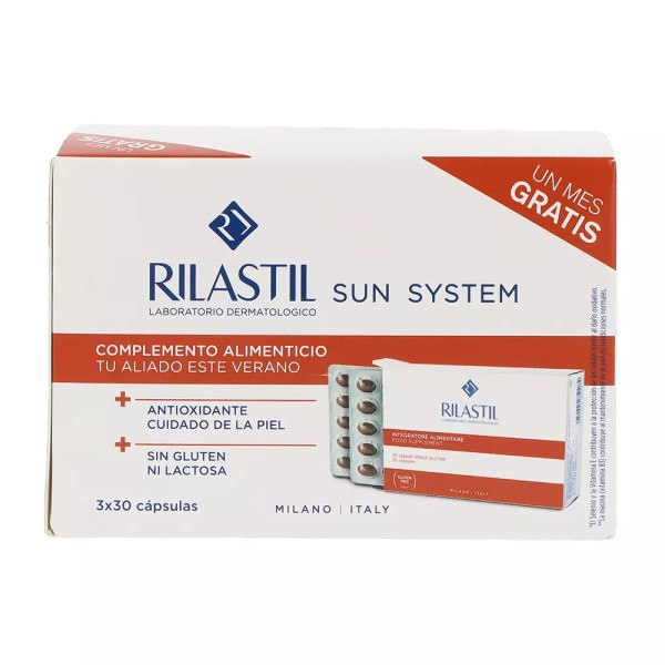 Rilastil Sun System Oral Lot 3 Stuks Unisex