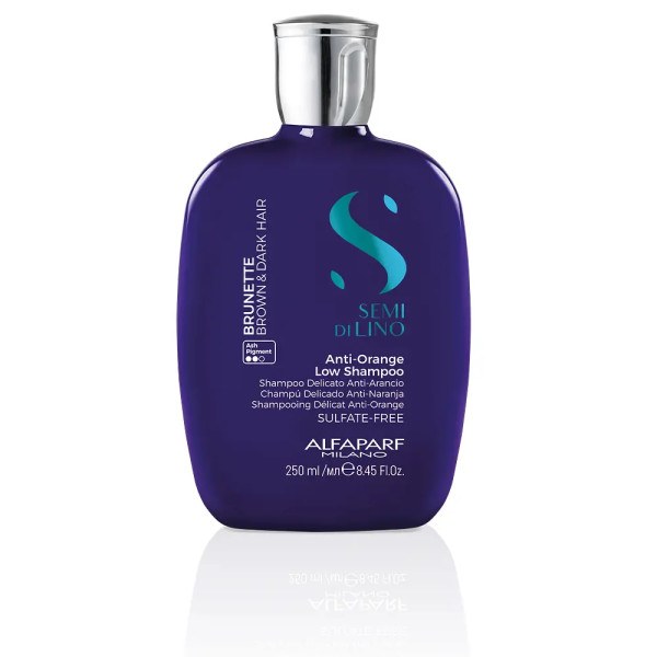 Alfaparf semi di lino shampoo castano bruno e scuro 250 ml unisex