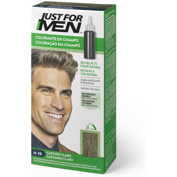 Just For Men Colorant En Brun Clair Shampoing 30 Ml Homme