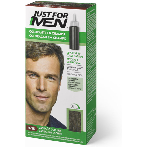 Just For Men Colorazione In Dark Shampoo 30 Ml Uomo