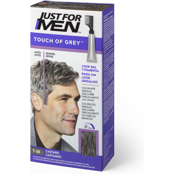 Just For Men Touch Of Grey Colorant Gradual Chestnut 40 Gr Man