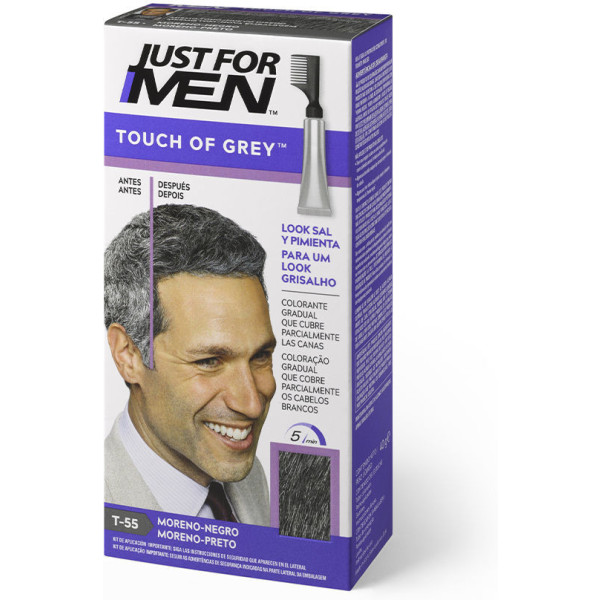 Just For Men Tocco di grigio scuro-nero 40 gr uomo