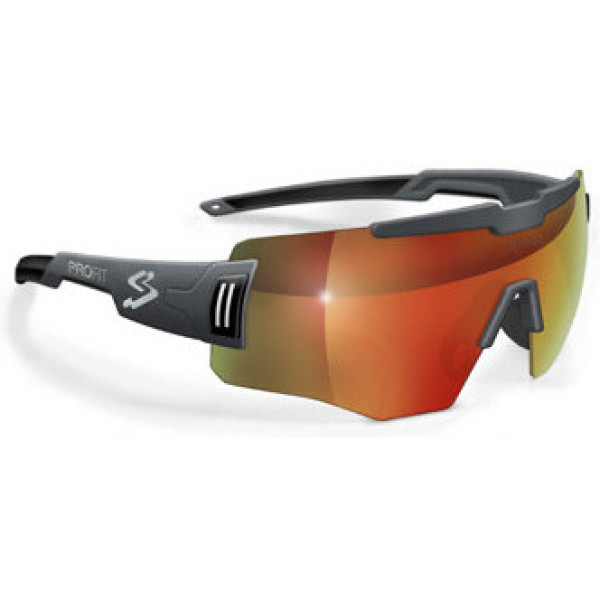 Spiuk Sportline Gafas Profit 2 Verre Unisexe Anthracite Full Rojo
