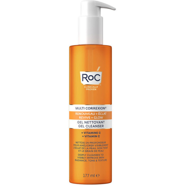 Roc Revive + Glow & Cleansing Gel 177 ml unissex