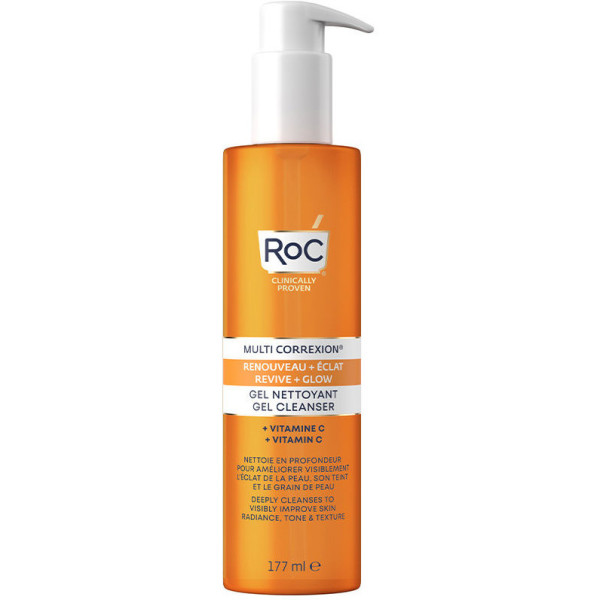 Roc Revive + Glow & gel detergente 177 ml unisex