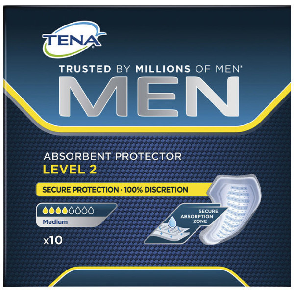 Tena Lady Tena Men Level 2 Protector 100% Absorberend 10 U Man