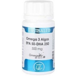 Equisalud Omega 3 Algas Epa50-dha250 De  . 500 Mg 40 Perlas