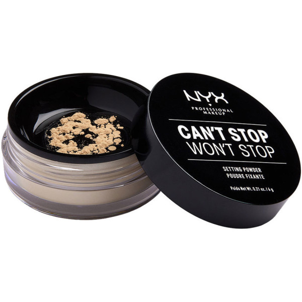 Nyx Can't Stop Won't Stop Pó Fixador Light-medium 6 Gr