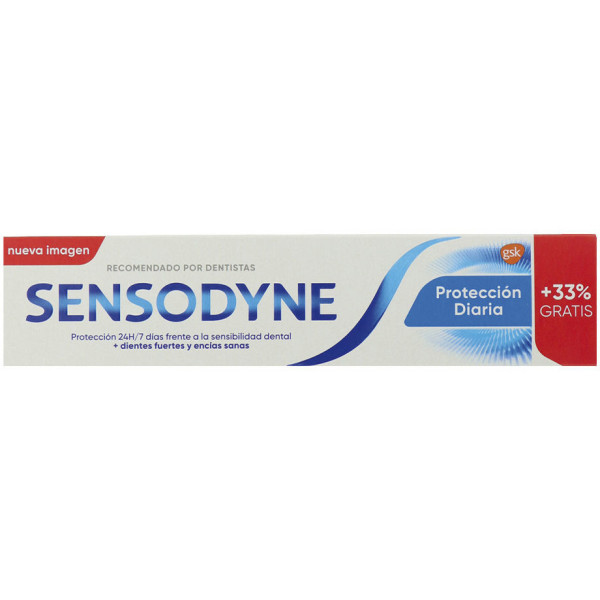 Sensodyne creme dental de proteção diária 75 ml + 33% unissex