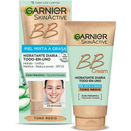 Garnier Skinactive Bb Cream Piel Mixta A Grasa Spf25 Medium 50 Ml Unisex