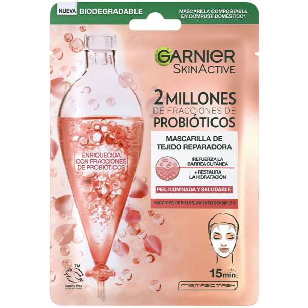 Garnier Máscara Skinactive tecido reparador de tecidos 1 U unissex