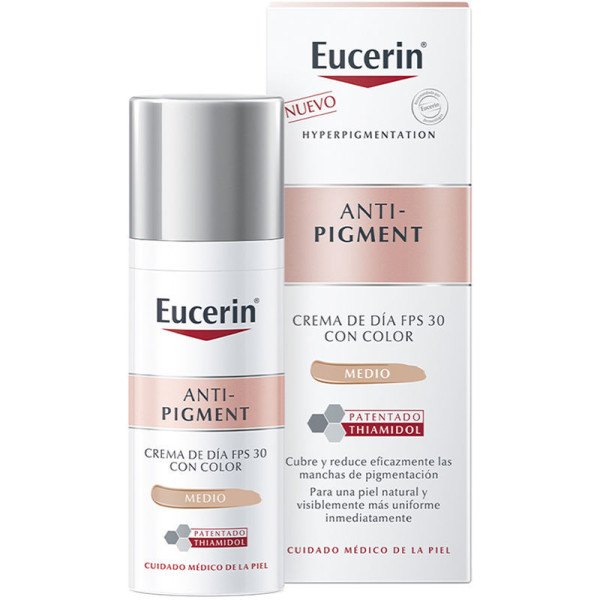 Eucerin Crème de Jour Anti-pigment Spf 30 Medium 50 Ml Femme