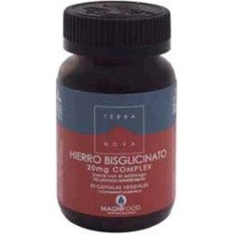 Terranova Iron Bisglycinate 20 Mg Complex 50 Vcaps