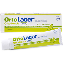 Lacer Orto Gel Dental Sabor Lima 75 Ml Unisex