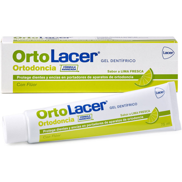 Lacer Orto Dental Gel Limettengeschmack 75 ml Unisex