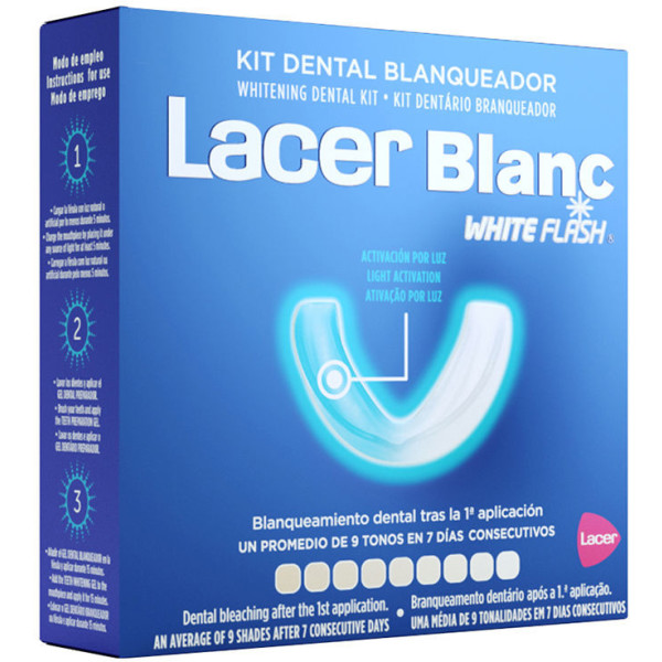 Lacer Blanc White Flash Dental Whitening Kit 1 U Unisex