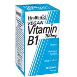 Health Aid Vitamin B1 (Thiamin) 100 mg 90 Comp