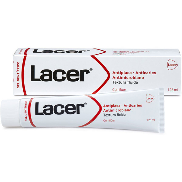 Creme dental Lacer Gel 125 ml unissex