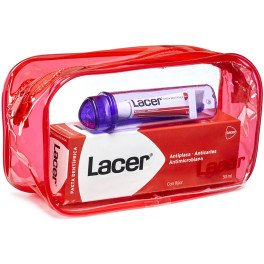 Lacer Sac De Voyage Avec Bain De Bouche Dentifrice Et Brosse Lot 3 Pièces Unisexe