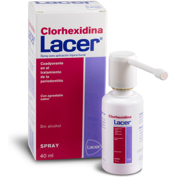 Lacer Chloorhexidine Spray 40 Ml Unisex