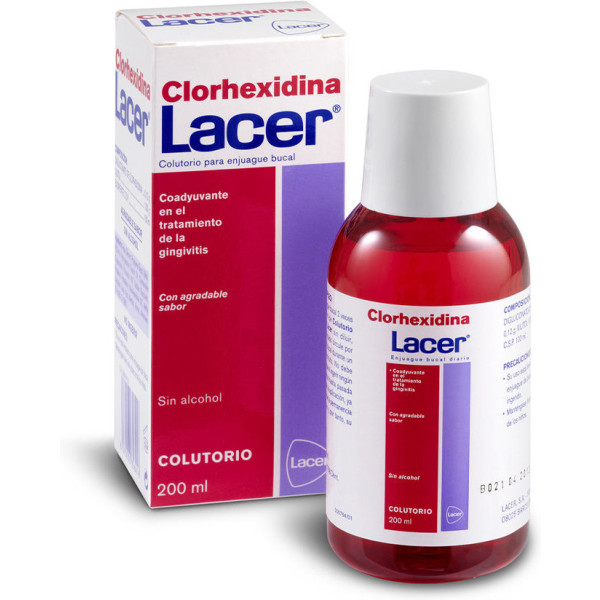 Lacer Clorexidina Collutorio 200 Ml Unisex
