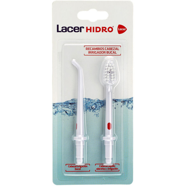 Lacer Hydro Spare Parts Oral Irrigator Head 2 U Unisexe