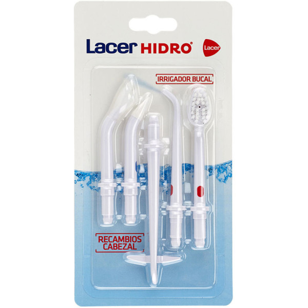 Lacer Hydro Spare Parts Oral Irrigator Head 5 U Unisexe
