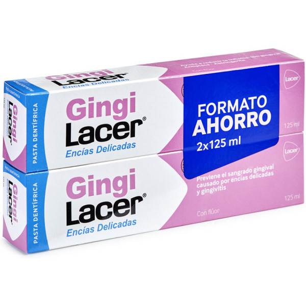 Lacer Gingi Dentifrice Lot 2 Pièces Unisexe