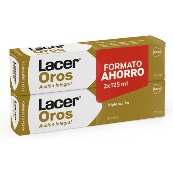 Lot de 2 dentifrices Lacer Oros unisexe