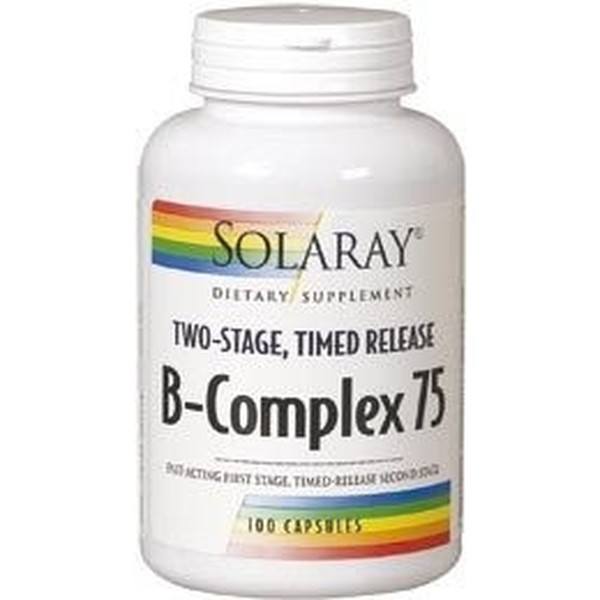 Solaray B Complex 75 A/r - 100 capsulas