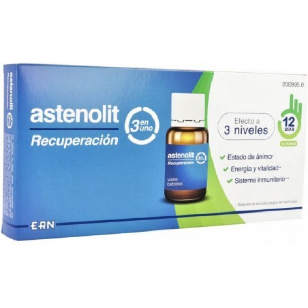 Laboratorios Ern Astenolit Recuperación 12 Viales