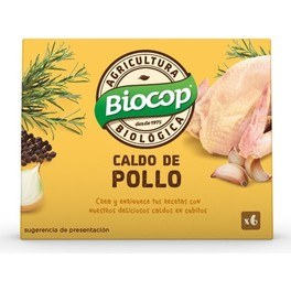 Biocop Cubes de Bouillon de Poulet Biocop 6x11 G