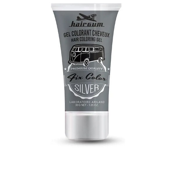 Fixed hair color gel colorant silver unisex