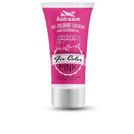 Cor de cabelo fixa em gel corante rosa unissex